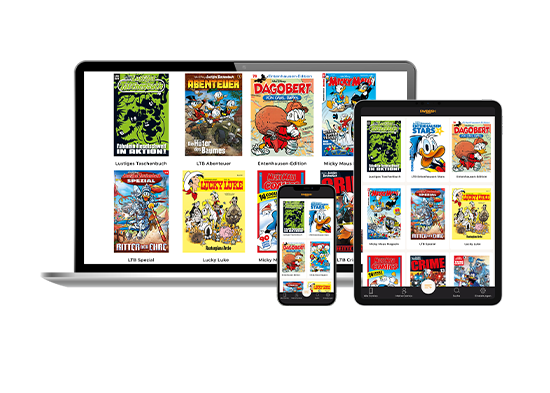 Erleben Sie digitalen Lesespaß mit unserer SWOOSH Comics App!