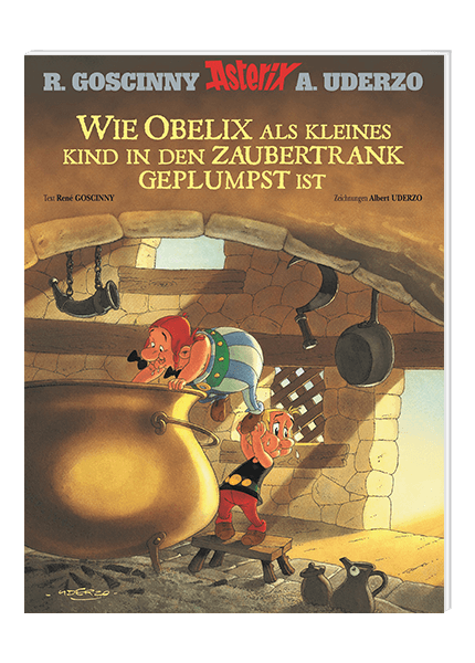 Asterix: Wie Obelix als kleines Kind in den Zaubertrank geplumpst ist - Softcover