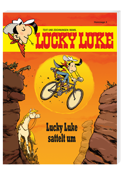 Lucky Luke sattelt um: Eine Hommage von Mawil