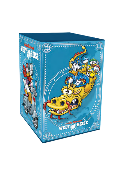 Lustiges Taschenbuch Weltreise Sammelbox Deluxe
