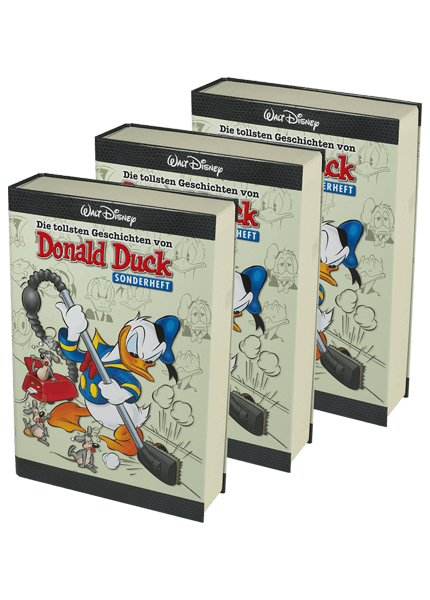 Donald Duck Sonderheft Sammelordner 3er Pack, Farbe: creme