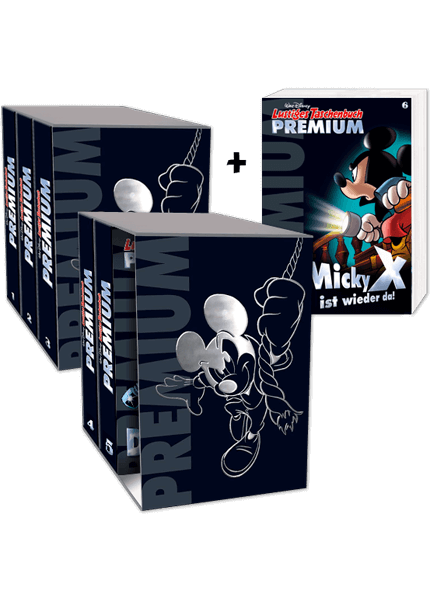 Lustiges Taschenbuch Premium Nr. 1 - 6 + inkl. 2 Boxen