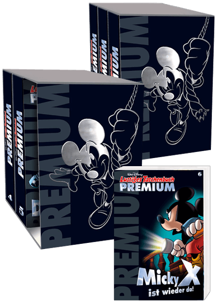 Lustiges Taschenbuch Premium Nr. 1 - 6 + inkl. 2 Boxen