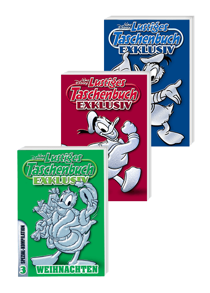Lustiges Taschenbuch Exklusiv Nr. 1 - 3 im Set/ Exklusiv für LTB-Abonnenten