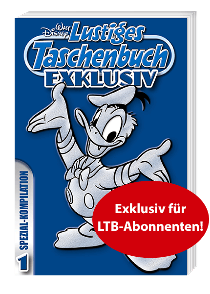 Lustiges Taschenbuch Exklusiv Nr. 1 - 4 Setangebot / Exklusiv für LTB-Abonnenten