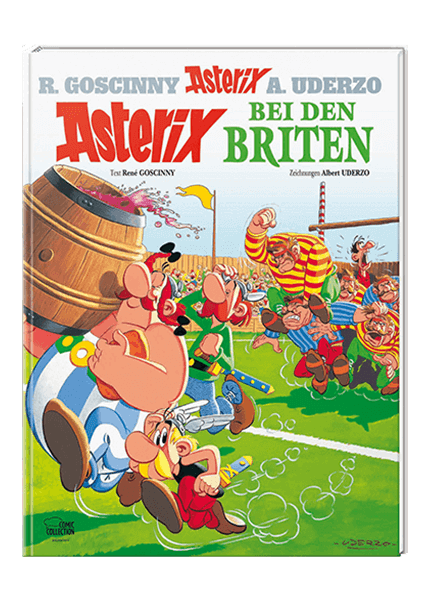Asterix Nr. 8: Asterix bei den Briten - gebundene Ausgabe