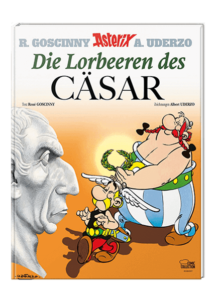 Asterix Nr. 18: Die Lorbeeren des Cäsar - gebundene Ausgabe