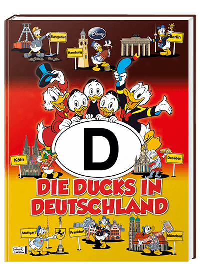 Micky Maus Edition Nr. 1 - Die Ducks in Deutschland - gebundene Ausgabe