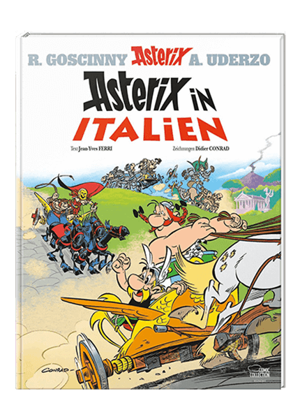 Asterix Nr. 37: Asterix in Italien - gebundene Ausgabe