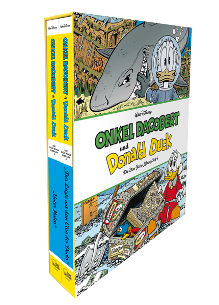 Onkel Dagobert und Donald Duck - Don Rosa Library Schuber Nr. 2 - Band 3+4