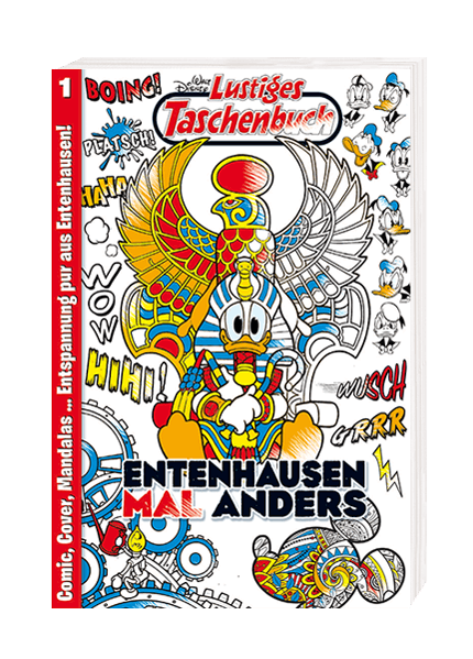 Lustiges Taschenbuch Malbuch Nr. 1 - Entenhausen MAL anders