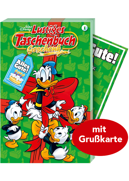Lustiges Taschenbuch Geschenk Nr. 1 – Alles Gute!