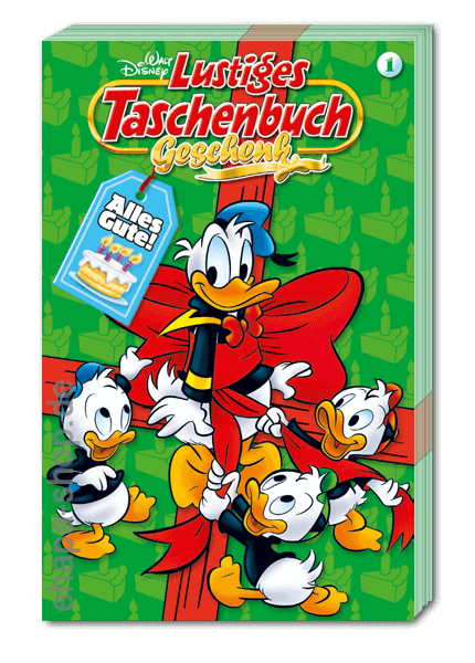 Lustiges Taschenbuch Geschenk Nr. 1 – Alles Gute!