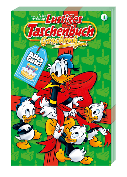 Lustiges Taschenbuch Geschenk Nr. 1 – Alles Gute!