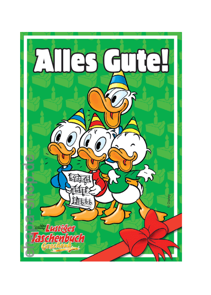 Lustiges Taschenbuch Geschenk Nr. 1 – Alles Gute!