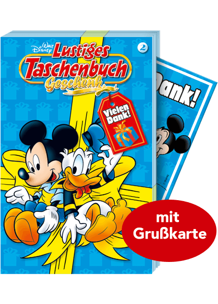 Lustiges Taschenbuch Geschenk Nr. 2 – Vielen Dank!