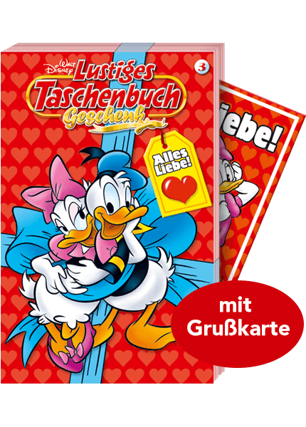 Lustiges Taschenbuch Geschenk Nr. 3 – Alles Liebe!