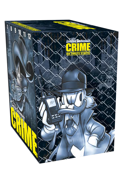 Lustiges Taschenbuch Crime Nr. 7 - 12 + Schuber