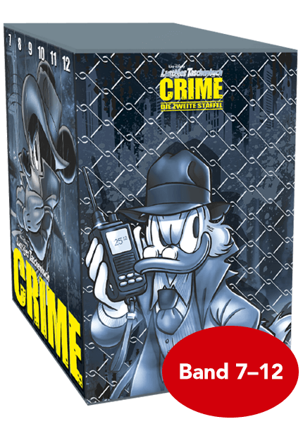 Lustiges Taschenbuch Crime Nr. 7-12 + Schuber
