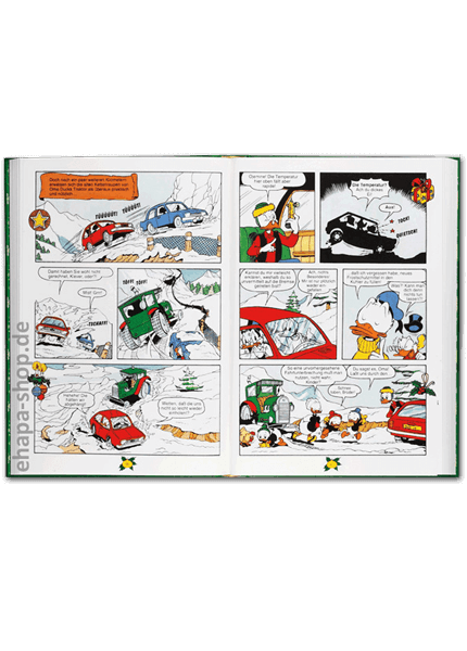 Lustiges Taschenbuch Weihnachten Nr. 1 - 4 + Sammelschuber