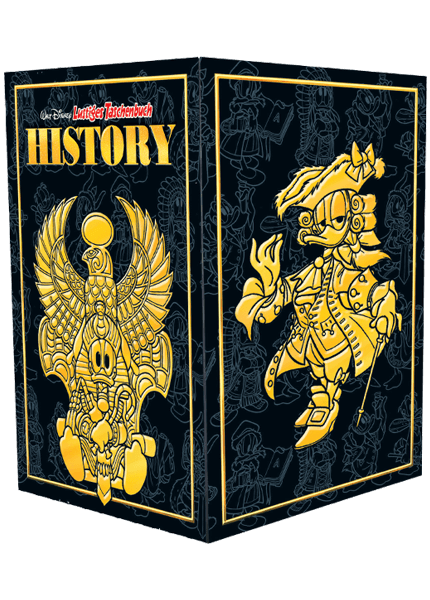 Lustiges Taschenbuch History Nr. 01 - 06 + Schuber