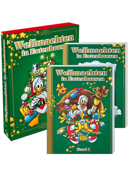 Weihnachten in Entenhausen Nr. 1 + 2 im Weihnachtsschuber