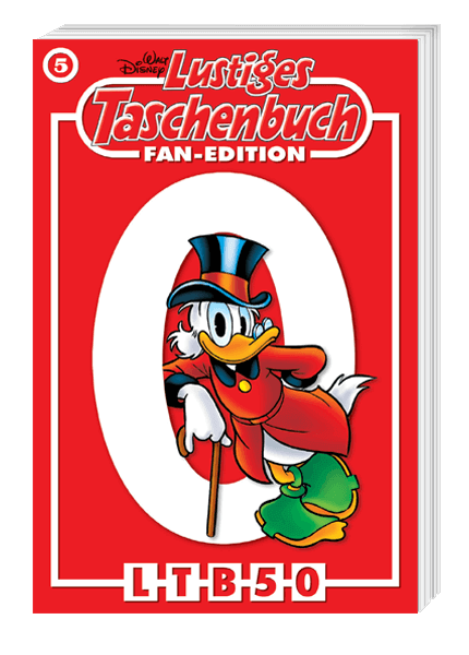 Lustiges Taschenbuch Fan-Edition Nr. 01 - 05 + Sammelbox