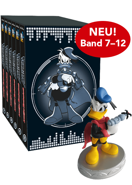 Lustiges Taschenbuch Ultimate Phantomias Nr. 7-12 + Schuber + Sammelfigur