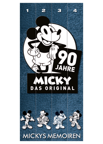 LTB Sonderedition 90 Jahre Micky Maus Band 1 - 4 + Sammelbox