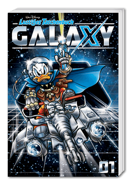 Lustiges Taschenbuch Galaxy Nr. 1-6 + Schuber