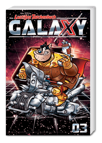 Lustiges Taschenbuch Galaxy Nr. 1-6 + Schuber