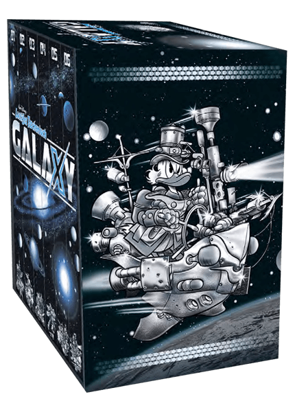 Lustiges Taschenbuch Galaxy Nr. 1-6 + Schuber