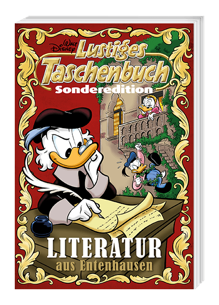 Lustiges Taschenbuch Sonderedition Literatur aus Entenhausen Nr. 01 - 04 + Schuber