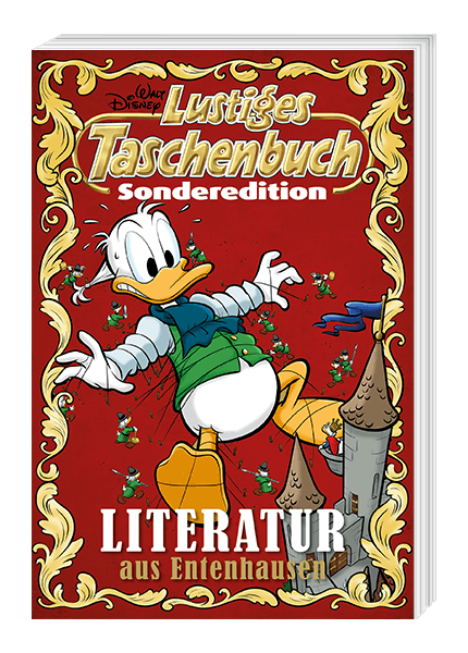 Lustiges Taschenbuch Sonderedition Literatur aus Entenhausen Nr. 01 - 04 + Schuber