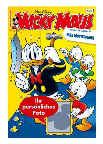 Personalisiertes Micky Maus-Magazin