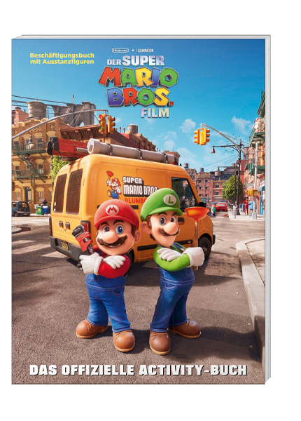 Action und Spaß mit Mario - Beschäftigungsbuch mit Ausstanzfiguren