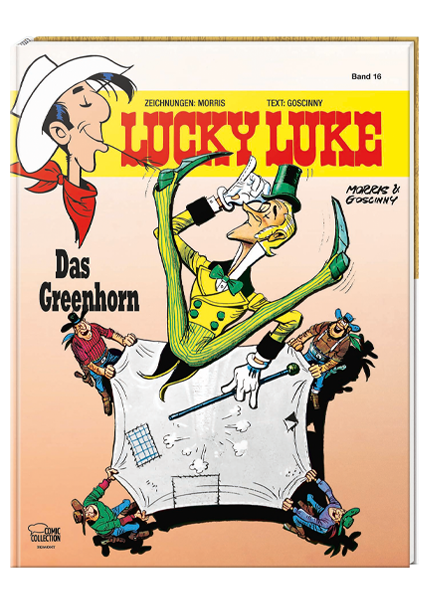 Lucky Luke Nr. 16: Das Greenhorn - gebundene Ausgabe
