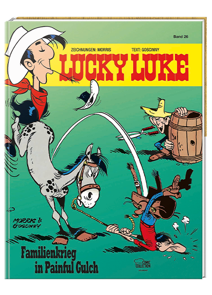 Lucky Luke Nr. 26: Familienkrieg in Painful Gulch - gebundene Ausgabe
