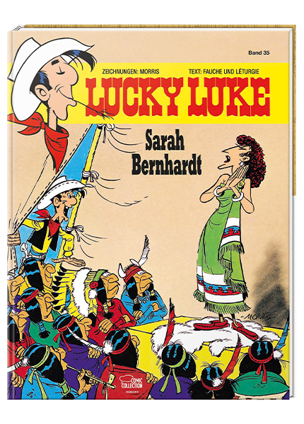 Lucky Luke Nr. 35: Sarah Bernhardt- gebundene Ausgabe