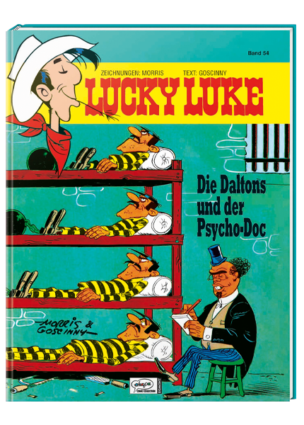 Lucky Luke Nr. 54: Die Daltons und der Psycho-Doc - gebundene Ausgabe