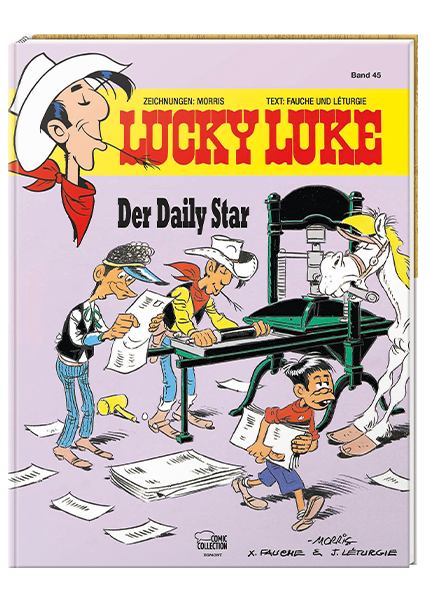 Lucky Luke Nr. 45: Der Daily Star - gebundene Ausgabe