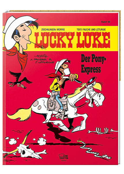 Lucky Luke Nr. 56: Der Pony Express - gebundene Ausgabe