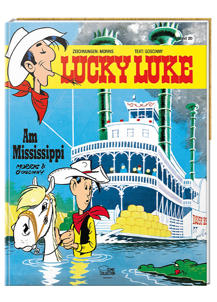 Lucky Luke Nr. 20: Am Mississippi - gebundene Ausgabe