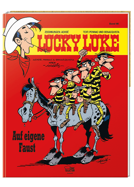 Lucky Luke Nr. 90: Auf eigene Faust - gebundene Ausgabe