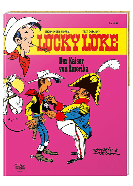 Lucky Luke Nr. 57: Der Kaiser von Amerika - gebundene Ausgabe