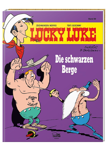 Lucky Luke Nr. 59: Die schwarzen Berge - gebundene Ausgabe