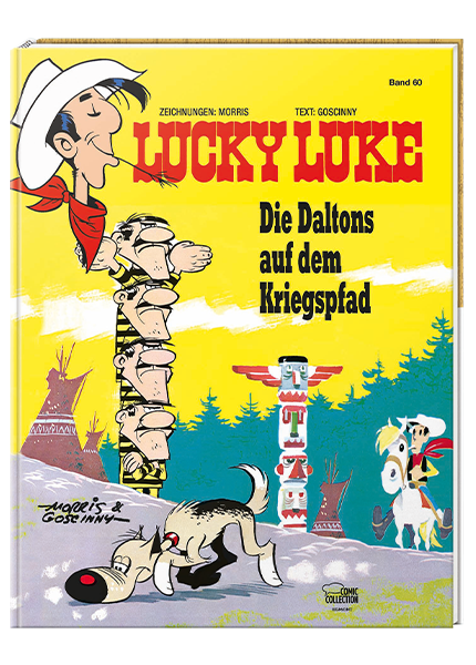 Lucky Luke Nr. 60: Die Daltons auf dem Kriegspfad - gebundene Ausgabe