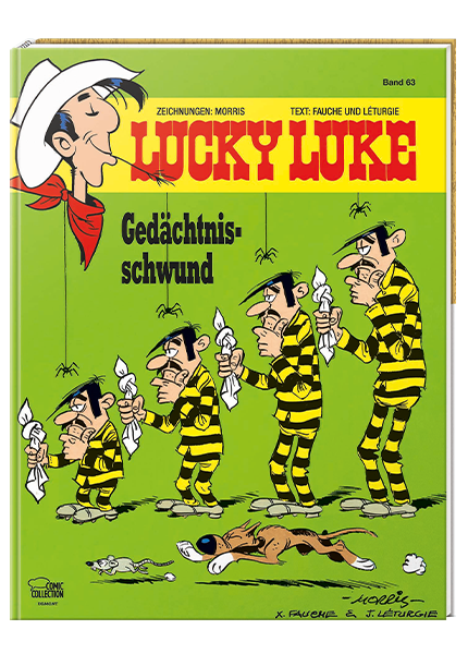 Lucky Luke Nr. 63: Gedächtnisschwund - gebundene Ausgabe
