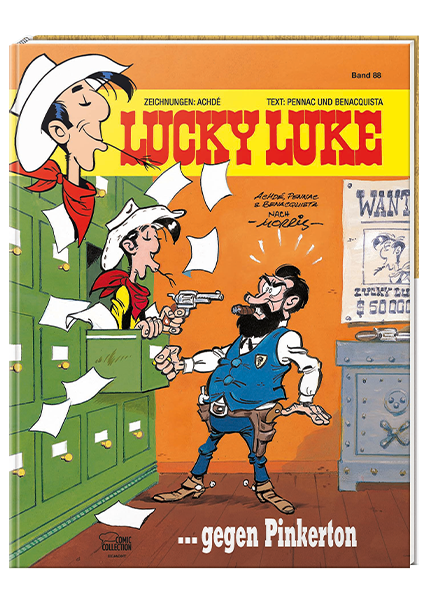 Lucky Luke Nr. 88: Lucky Luke gegen Pinkerton - gebundene Ausgabe
