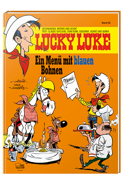 Lucky Luke Nr. 92: Ein Menü mit blauen Bohnen - gebundene Ausgabe